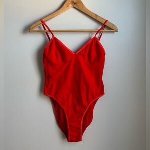 Los Angeles Apparel red bodysuit